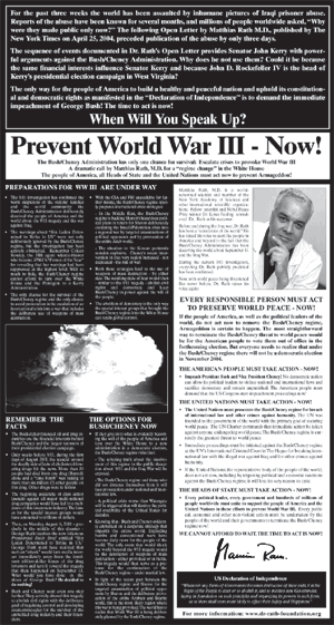 Prevent World War III - Now!