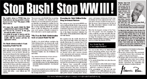 Stop Bush! Stop WW III!