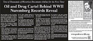 Oil and Drug Cartel Behind WWII Nuremberg Records Reveal